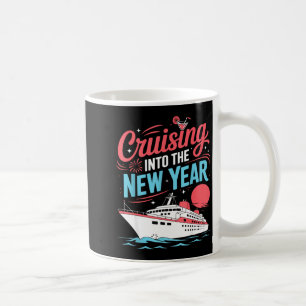 Cruising Into The New Year Trocal Holiday Travel V Coffee Mug