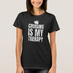 Cruising Is My Therapy Cruise Passenger Premium T-Shirt