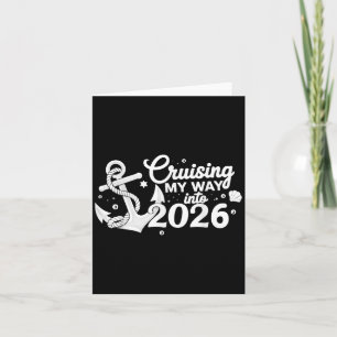 Cruising My Way Into 2026 Happy New Year 2026 Anch Card