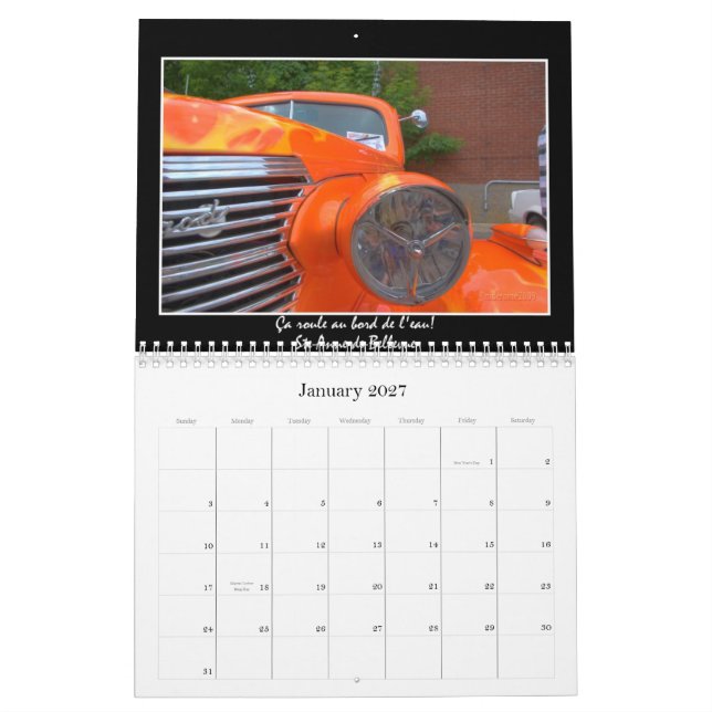 Cruising the Boardwalk, 2011 Calendar (Jan 2027)