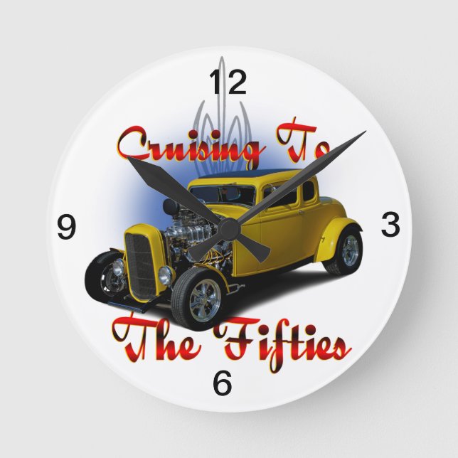 Cruising the fifties round clock (Front)