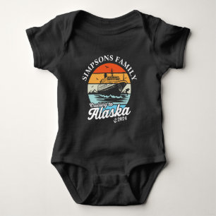 Cruising to Alaska Custom Family Matching Group  Baby Bodysuit