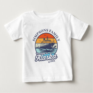 Cruising to Alaska Custom Family Matching Group  Baby T-Shirt