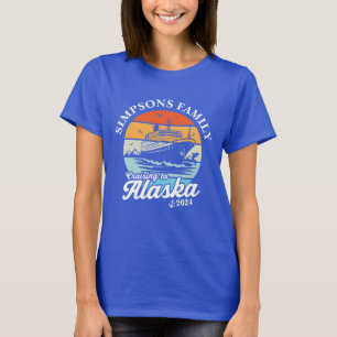 Cruising to Alaska Custom Family Matching Group T-Shirt