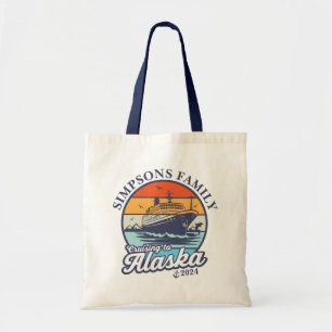 Cruising to Alaska Custom Family Matching Group Tote Bag