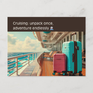 Cruising: Unpack Once, Adventure Endlessly Postcard