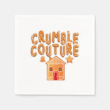 Crumble Couture Gingerbread Holiday Napkins