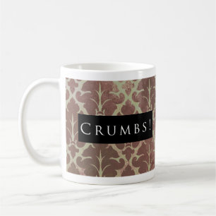 Crumbs! Pattern Black Coffee Mug