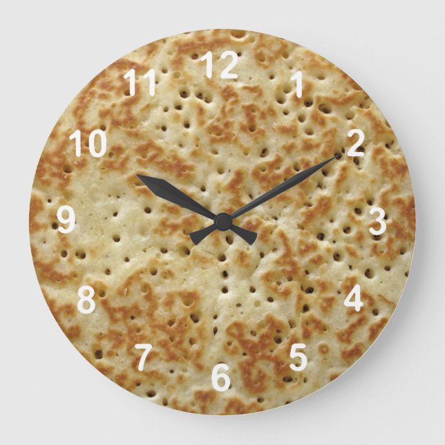 Crumpet Large Clock (Front)