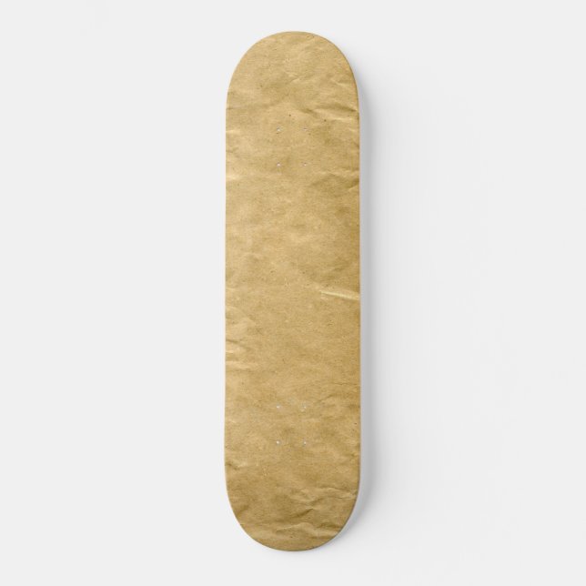 Crumpled Cardboard Texture Skateboard (Front)
