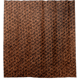 Crumpled dark brown fabric texture, wavy wrinkled 