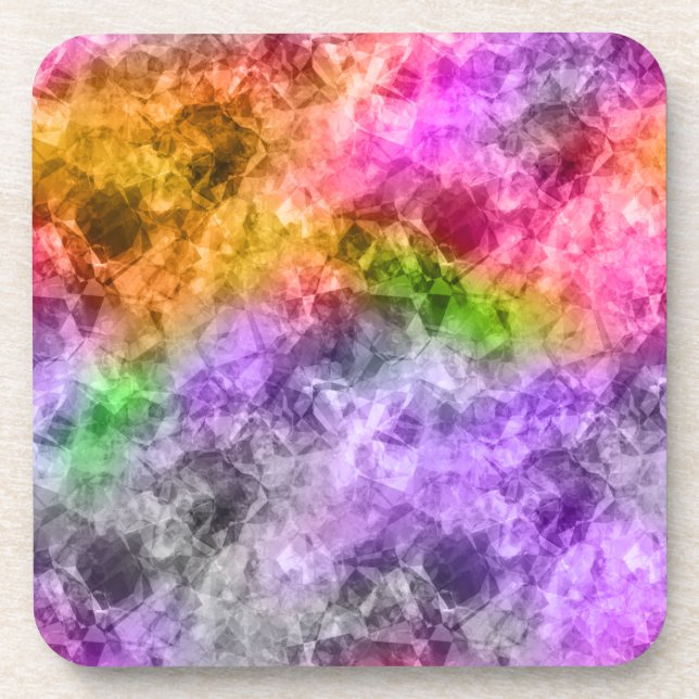 Crumpled Exotic Texture Coaster (Front)