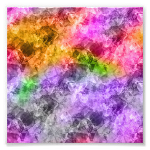 Crumpled Exotic Texture Photo Print