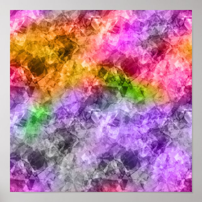 Crumpled Exotic Texture Poster (Front)