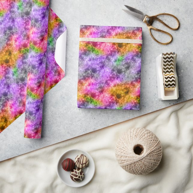 Crumpled Exotic Texture Wrapping Paper (Crafts)