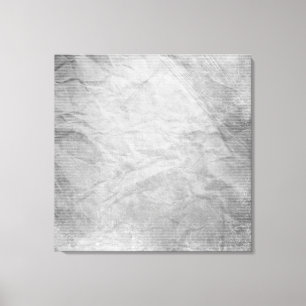 CRUMPLED PAPER SILVER GREY GRAYS WHITE DIGITAL TEM CANVAS PRINT