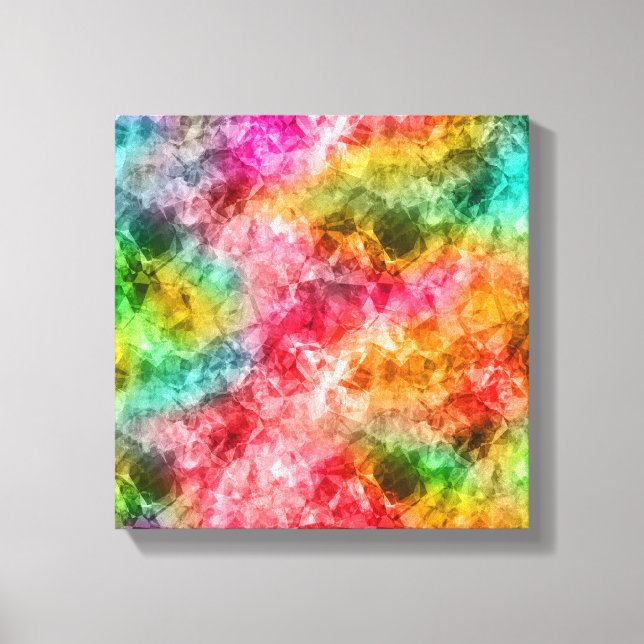 Crumpled Tropical Texture Canvas Print (Front)