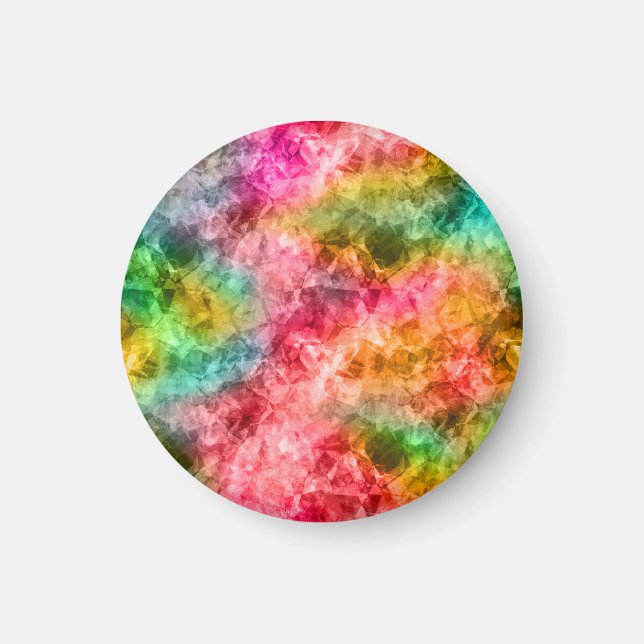 Crumpled Tropical Texture Magnet (Front)