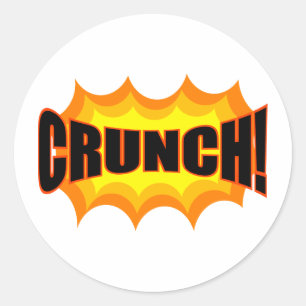 Crunch! Classic Round Sticker