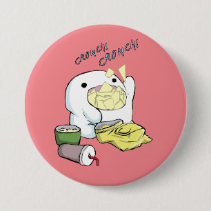 Crunch Crunch! 3 Inch Round Button