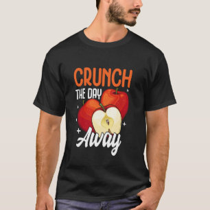 Crunch the Day Away Apple T-Shirt