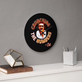 Crunching the numbers large clock