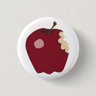 Crunchy Apple 1 Inch Round Button