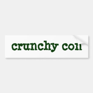 crunchy con bumper sticker