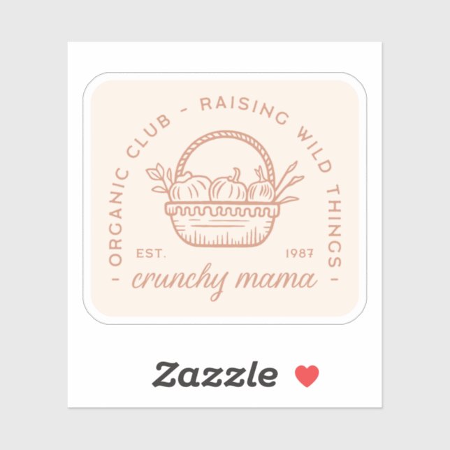 Crunchy mom organic club homestead sahm aesthetic (Sheet)