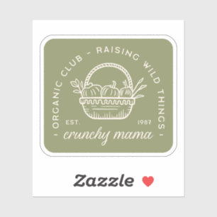 Crunchy mom organic natural vegetarian vegan green