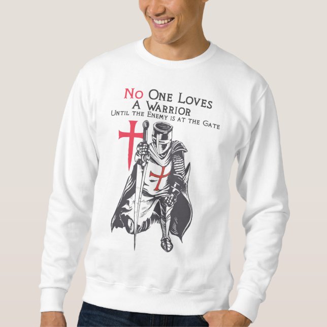 Crusader Cross Knights Templar T Shirt (Front)