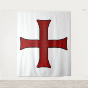 Crusader cross tapestry