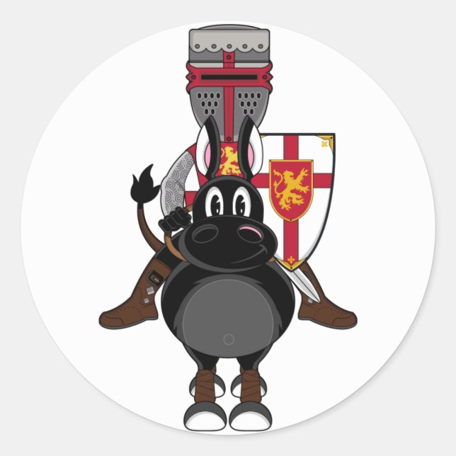 Crusader Knight Sticker (Front)