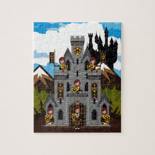 Crusader Knights and Castle Puzzle