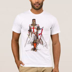crusader knights of medieval england tshirt