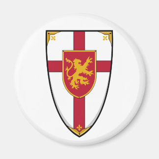 Crusader Knights Shield Magnet