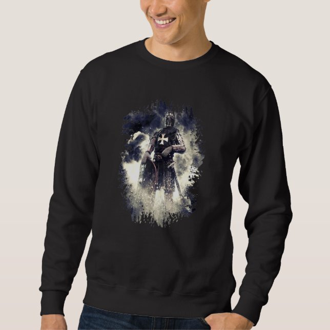 Crusader Knights Templar Crusade Knights Sweatshirt (Front)