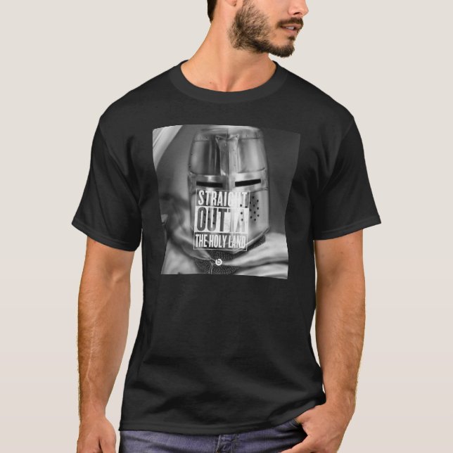 Crusader - Straight Outta The Holy Land T-Shirt (Front)