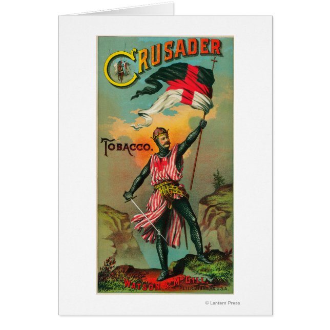 Crusader Tobacco LabelPetersburg, VA (Front)