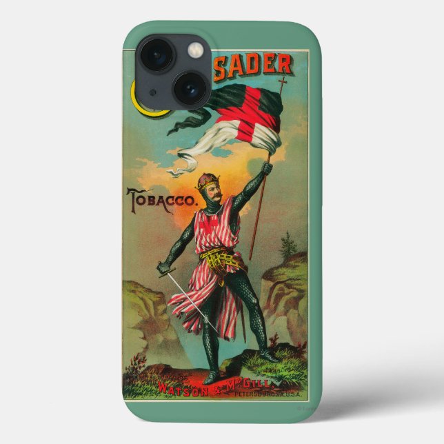 Crusader Tobacco LabelPetersburg, VA Case-Mate iPhone Case (Back)