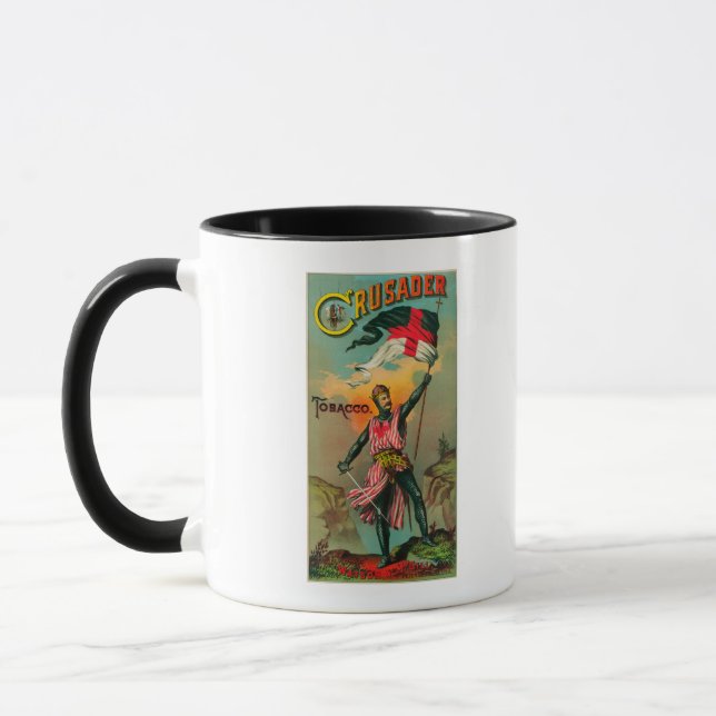 Crusader Tobacco LabelPetersburg, VA Mug (Left)