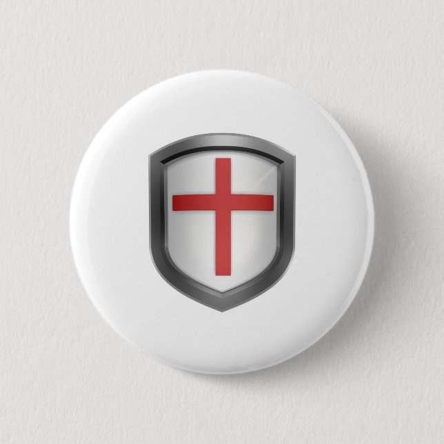 Crusaders 2 Inch Round Button (Front)