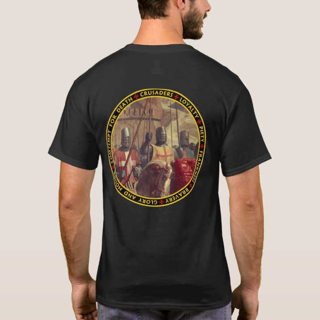 Crusaders Painting on the Marchh T-Shirt (Back)