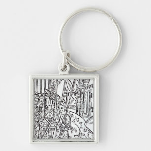 Crusaders, printed by Wynkyn de Worde Keychain