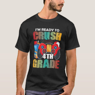 Crush 4Th Grade Back To School Student Boys Kids N T-Shirt