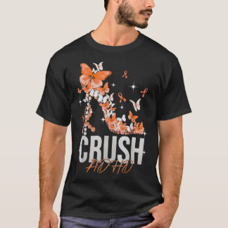 Crush ADHD Butterfly High Heels 540 T-Shirt