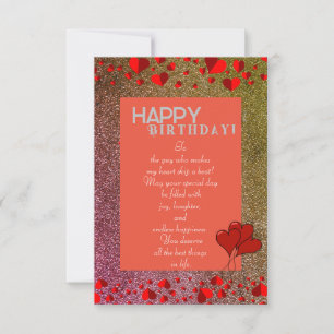 crush birthday card