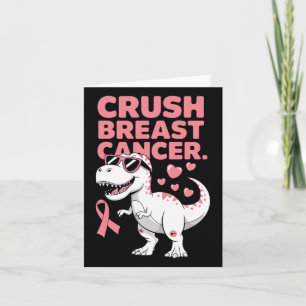 Crush Breast Cancer Breast Cancer Awareness Month Card