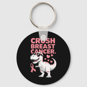 Crush Breast Cancer Breast Cancer Awareness Month  Keychain