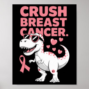 Crush Breast Cancer Breast Cancer Awareness Month Poster